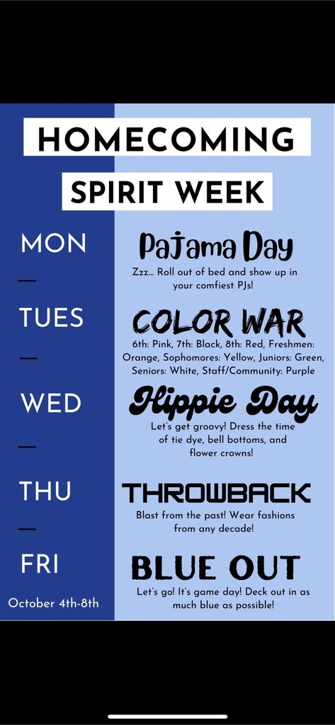 Homecoming Spirit Week 2021
